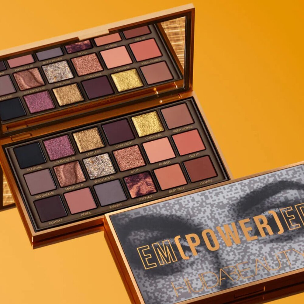 BNIB ✅ HUDA BEAUTY Empowered Eyeshadow Palette EM(POWER)ED ~ Limited Edition - Picture 3 of 15